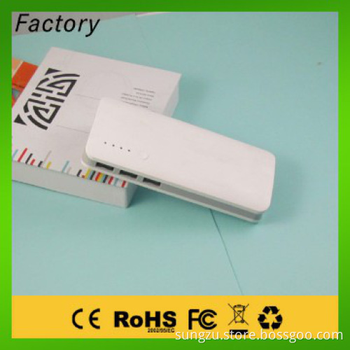 new design 20000mah 3 USB portable charger for mobile devices